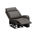 Charcoal McCoy Thomas Payne Seismic Theater Recliner Fully Reclined - Angle View | United RV Parts