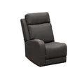 Charcoal McCoy PolyHyde Thomas Payne Seismic RV Theater Recliner - Front Angle | United RV Parts
