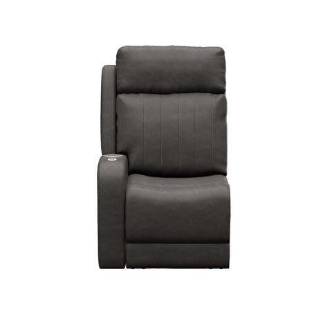 Charcoal McCoy Thomas Payne Seismic Right-Hand RV Theater Recliner - Front View | United RV Parts