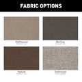 Thomas Payne Seismic RV Recliner Fabric Options - Driftwood McCoy Satula PolyHyde and Dellmead Woven Polyester Swatches | United RV Parts