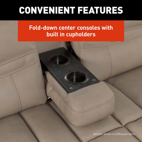 Thomas Payne Sofa Center Console - Cupholders Detail | United RV Parts
