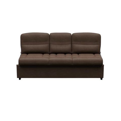 Brown Satula PolyHyde Thomas Payne Signature RV Jackknife Sofa 68in - Front View | United RV Parts