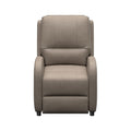 Driftwood PolyHyde Vinyl Thomas Payne Signature RV Pushback Recliner - Front View | United RV Parts