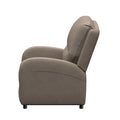 Driftwood PolyHyde Vinyl Thomas Payne Signature RV Pushback Recliner - Side Profile View | United RV Parts