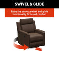 Thomas Payne Signature RV Recliner - Swivel and Glide Motion Feature Diagram | United RV Parts