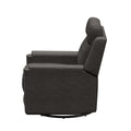 Charcoal McCoy Vinyl Thomas Payne Signature RV Recliner - Side Profile View | United RV Parts