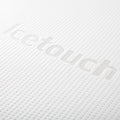 White IceTouch Knit Cover Detail - Close Up Breathable Fabric Texture | United RV Parts