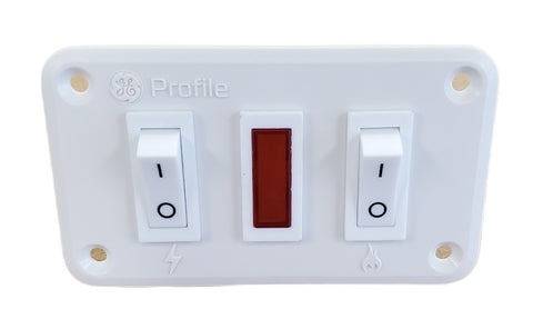 Electrodomésticos GE | Interruptor de pared para calentador de agua | PMCSRS | para gas LP y electricidad | Blanco