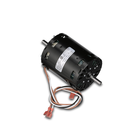Black 120V AC Furnace Motor 30132 - Side View with Wiring | United RV Parts