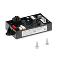 Black Dometic RV Water Heater Circuit Control Board 91367 - Top View with Screws | United RV Parts