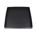 Black Pinnacle RV Washer Dryer Drain Pan 18-2835 Flip-Up Side - Top-Down View | United RV Parts