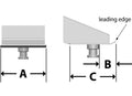 PullRite Capture Plate Measurement Guide Diagram - Installation Dimensions | United RV Parts