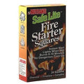 Rutland Safe Lite Campfire Starter Squares 24-Pack Box - Angled View | United RV Parts