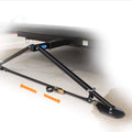 Black Steel MORryde X-Brace Receiver Hitch Mount Stabilizer SP54-182 - Side View | United RV Parts