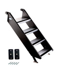 MORryde RV Entry Steps with Hardware Kit - Angled View with Mounting Brackets | United RV Parts
