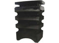 Black Rubber SumoSprings SSR-338-47 Mercedes-Benz Sprinter 3500 Rear Spring - Close-Up Front View | United RV Parts