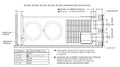 Suburban SF-25FQ Standard Vent Installation Diagram - Technical Specs | United RV Parts
