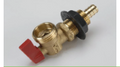 Brass Flair-It 51186 PEX Washing Machine Valve Side Angle - 1/2" x 3/4" GH Fitting | United RV Parts