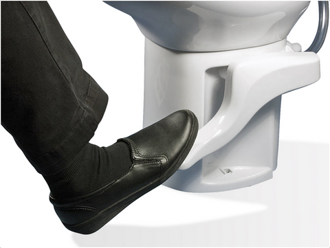 Thetford RV Toilet Foot Pedal - Easy Flush Operation Detail | United RV Parts