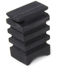 Black Rubber SumoSprings SSR-338-47 Rear Suspension Helper - Compact Stacked Layered Design Detail | United RV Parts