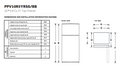PPV10R5YRBB Dimensions Specification Chart - Technical Diagram | United RV Parts