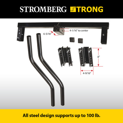 Stromberg Carlson | Bike Bunk Component for a Bike Rack | CC-275 |  Bolt-On Installation | 2 Frame Pockets | Steel