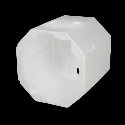 White Foam RV Water Heater Insulation Jacket 520869 - Front Angle View | United RV Parts