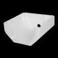 White Foam Suburban Water Heater Insulation Jacket 520960 - Bottom Interior View | United RV Parts