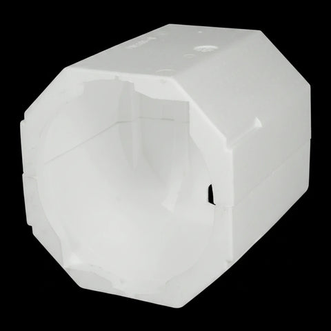 White Foam RV Water Heater Insulation Jacket 520960 - Interior Cavity View | United RV Parts