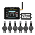 Black TireMinder i10 TPMS System with 6 Transmitters and Signal Booster - Complete Kit | United RV Parts