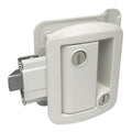 White Global Link Classic Pro RV Door Lock - Side Angle | United RV Parts