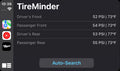 TireMinder TPMS Apple CarPlay Interface - Tire Pressure Display | United RV Parts