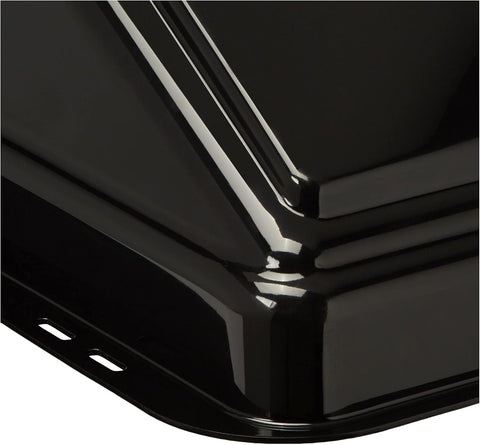 Black Dometic Ultra Breeze Vent Cover UB1500BL - Corner Detail | United RV Parts