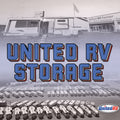United RV Storage facility with RVs parked in secure lot - Gated RV Storage Dallas Fort Worth | United RV Parts