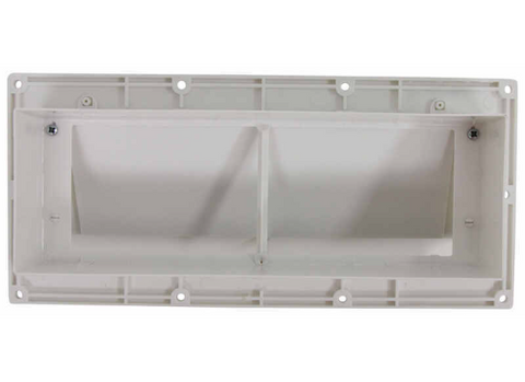 Polar White Plastic RV Range Vent V2111-13 - Interior Back View | United RV Parts