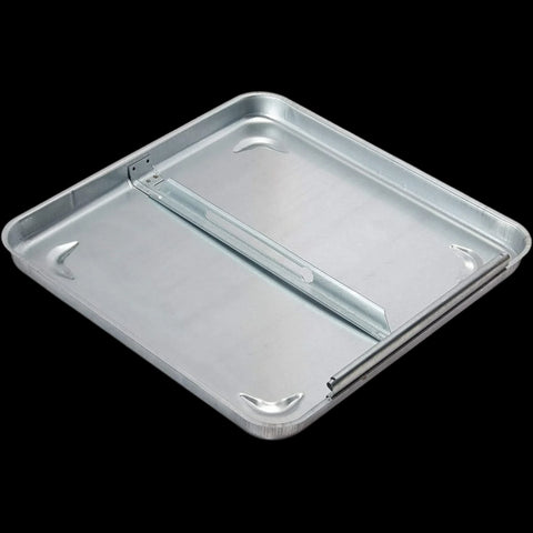 Silver Metal RV Vent Lid - Inside Bottom View with Hinge Detail | United RV Parts