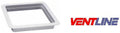 Polar White Ventline Roof Vent Garnish Ring - Side Profile with Logo | United RV Parts