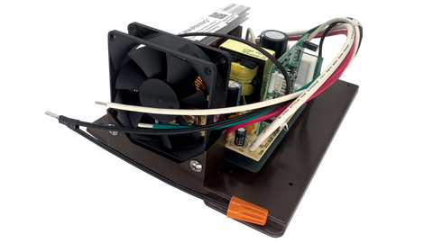 WFCO WF-8935 Main Board Assembly with Fan - Three Quarter View | United RV Parts