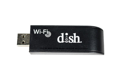 Black DISH Wally Wi-Fi USB Adapter - Side View with Model Number | United RV Parts