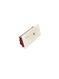 White MTI Industries Flush Mount Alarm - Angled Side View | United RV Parts