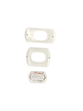 White RV Safe CO LP Gas Detector Installation Components - Top View | United RV Parts