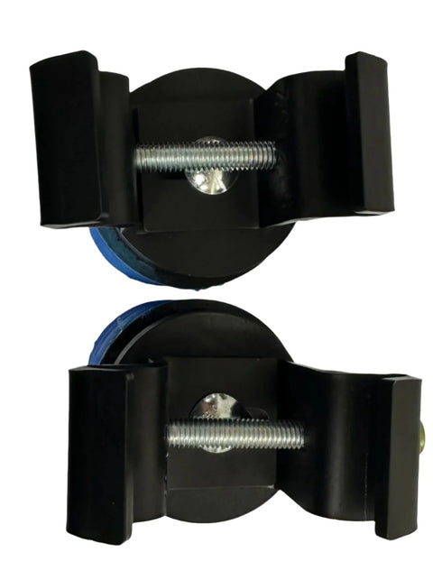 Black Metal SumoSprings Mounting Clamp Detail - Top and Bottom Hardware Views | United RV Parts
