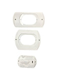 White RV Safe CO LP Detector Kit with Mounting Brackets - Exploded View | United RV Parts