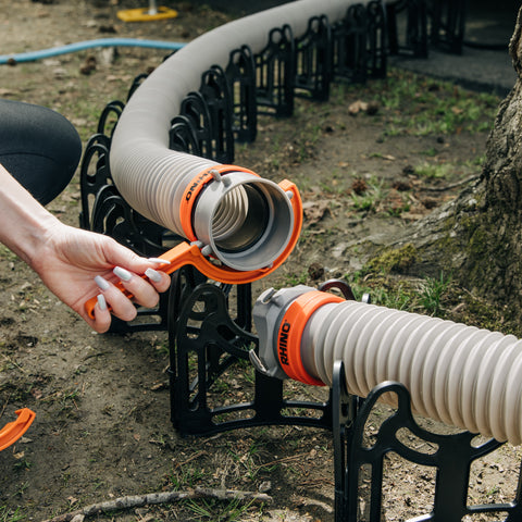 Orange Camco Rhino Wrench 39758 - Connecting Sewer Hose Sections | United RV Parts