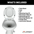 Lippert Flow Max RV Toilet Included Components and Parts List | United RV Parts