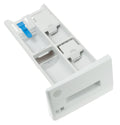 White GE Washer Detergent Dispenser Drawer - Detail View | United RV Parts
