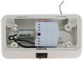 Valterra LED Porch Light Interior Detail - LED Board and Bayonet Socket with Lens Removed | United RV Parts