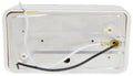 Valterra LED RV Porch Light - Back View Showing Wiring Leads and Mounting Holes | United RV Parts
