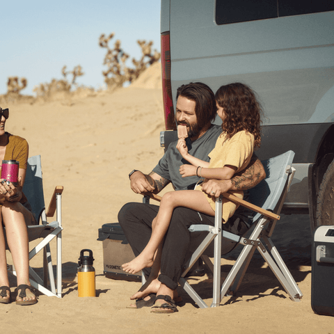 Dometic GO Camp Chair RV Lifestyle - Family Desert Scene | United RV Parts