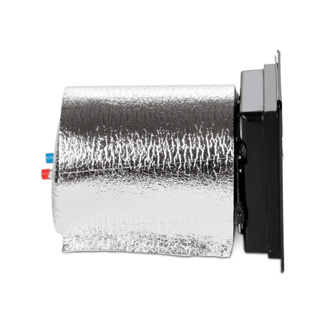 Silver Aluminum Dometic WH-6GA Tank - Side Profile View | United RV Parts